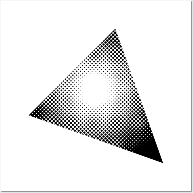 triangle raster design Wall Art by lkn